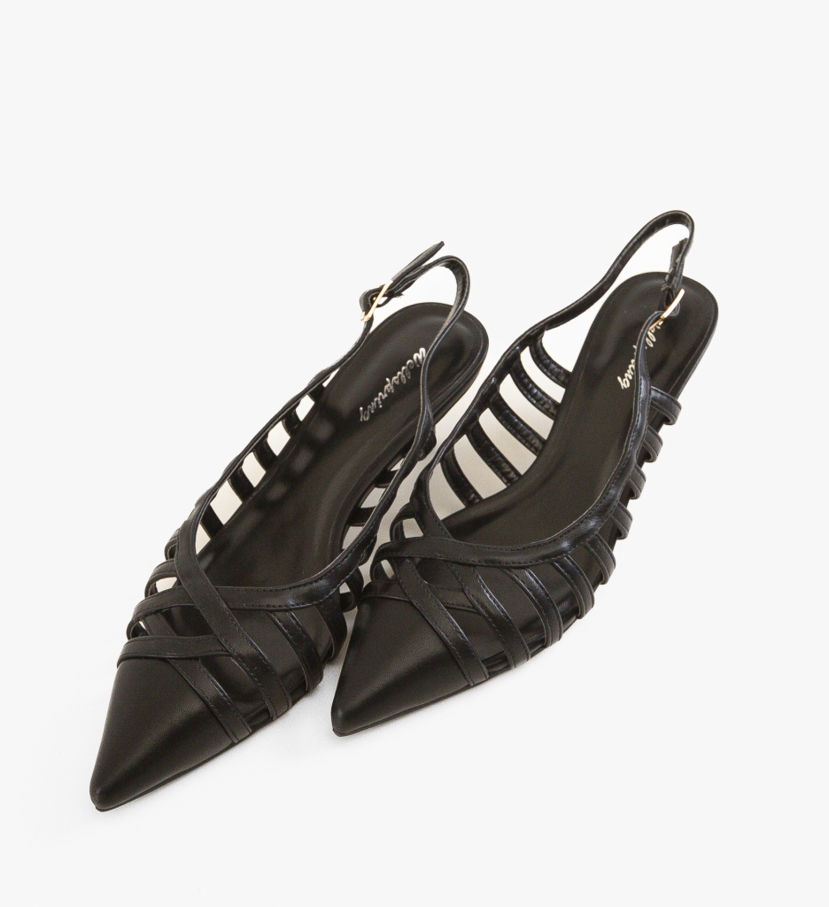 Pantofi Dama Glass Negri | Eleganță și Stil - imagine 5