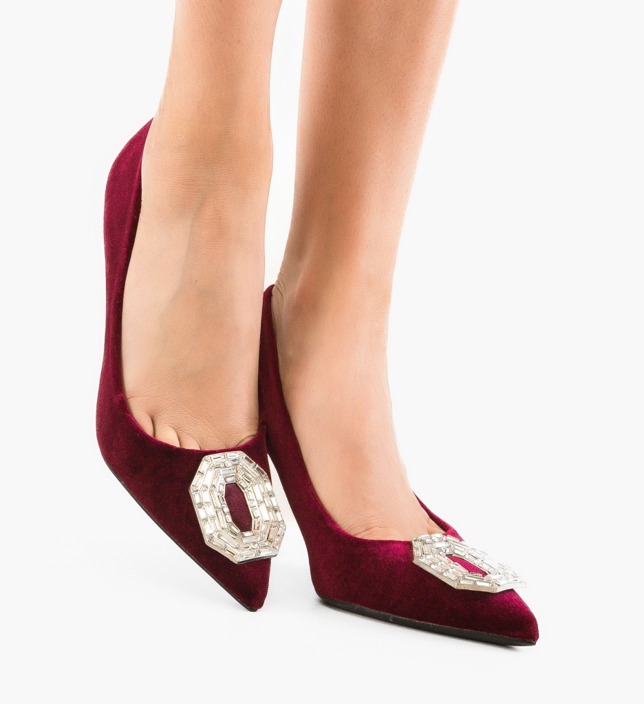 Pantofi cu toc Kreb Grena - Eleganță Asigurată