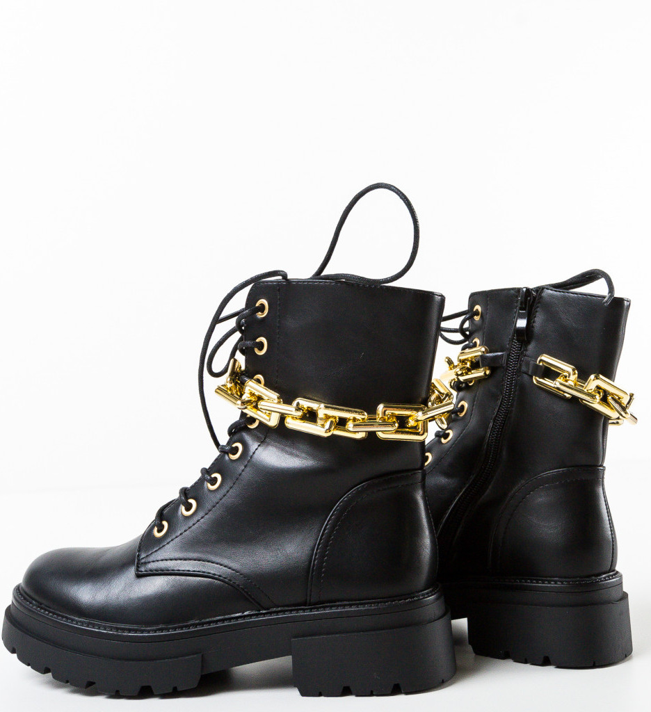 Ghete Dama Herbie Negre - Eleganta si Confort - imagine 7