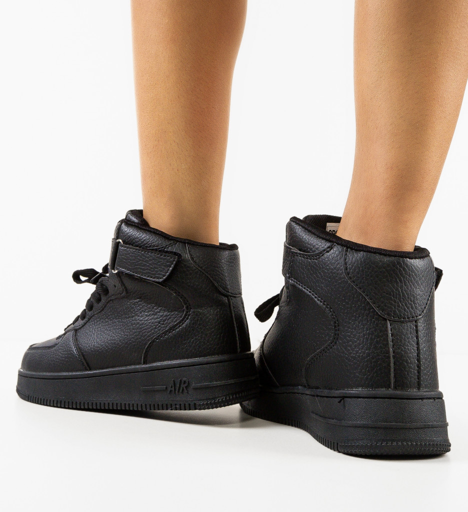 Sneakers Dama Aptispe Negri | Confort și Stil - imagine 5