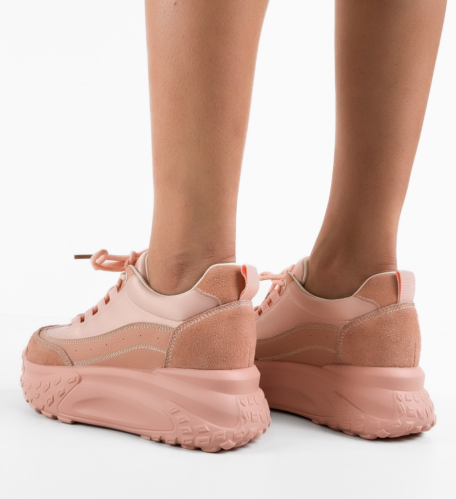 Sneakers Dama Stelhay Roz - Confort și Stil - imagine 3
