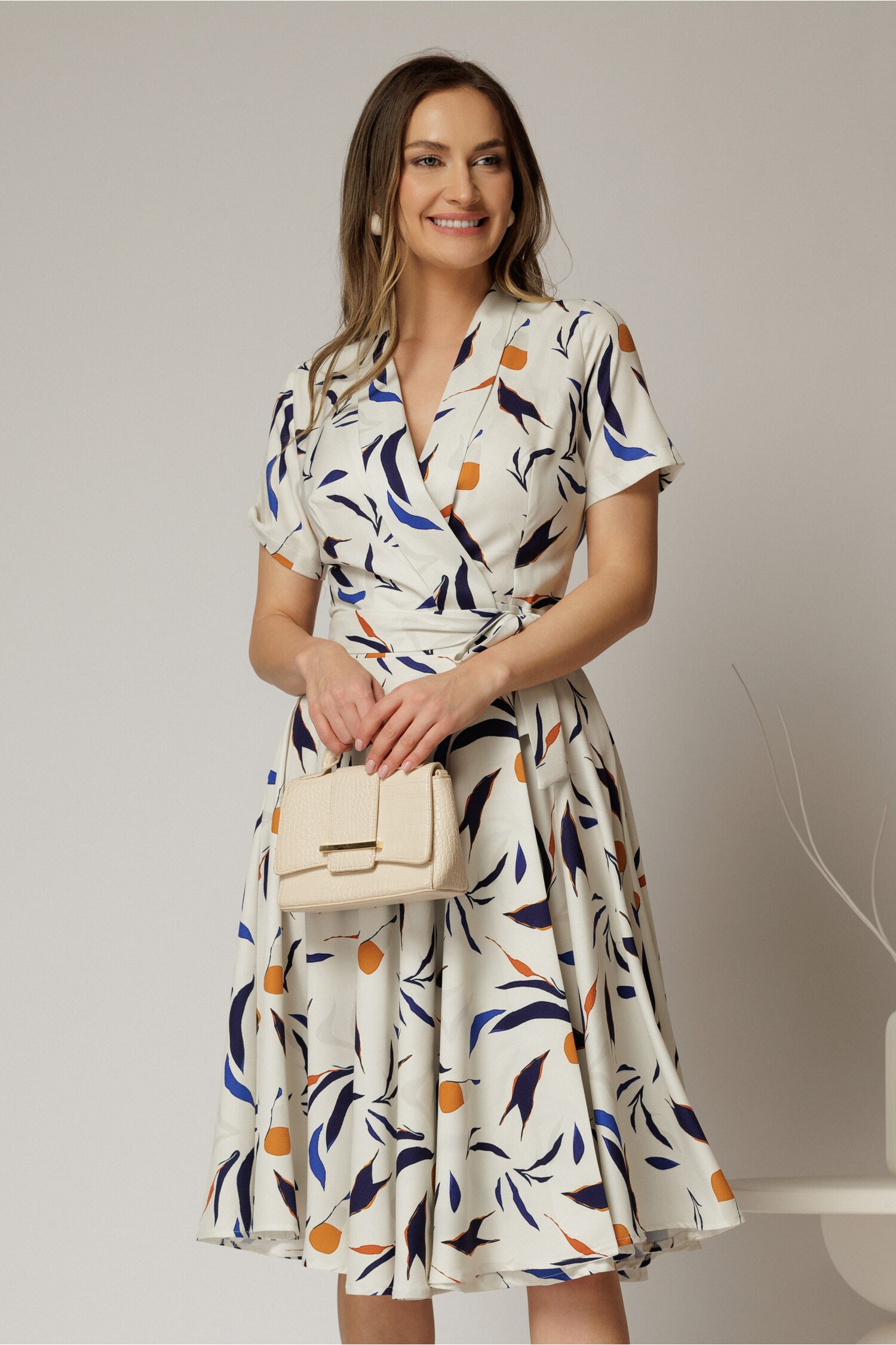 Rochie Midi Ivoar Cordon Talie | Călduroasă și Modernă