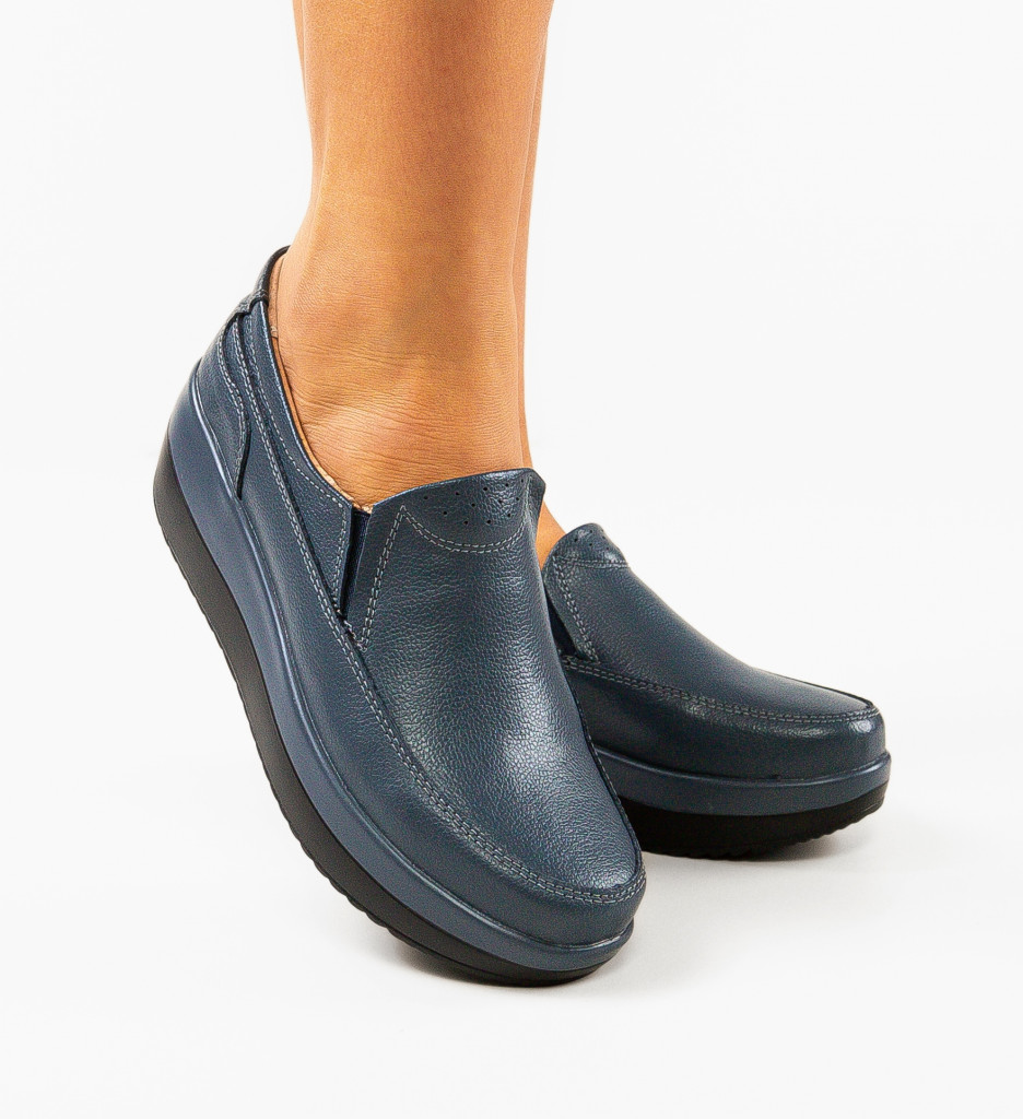 Pantofi Freeman Gri - Confort Casual Zilnic - imagine 2