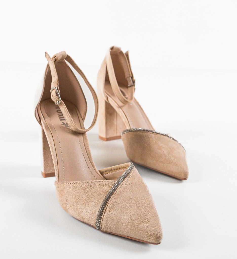 Pantofi Toc Hajag Bej - Eleganță și Stil - imagine 11