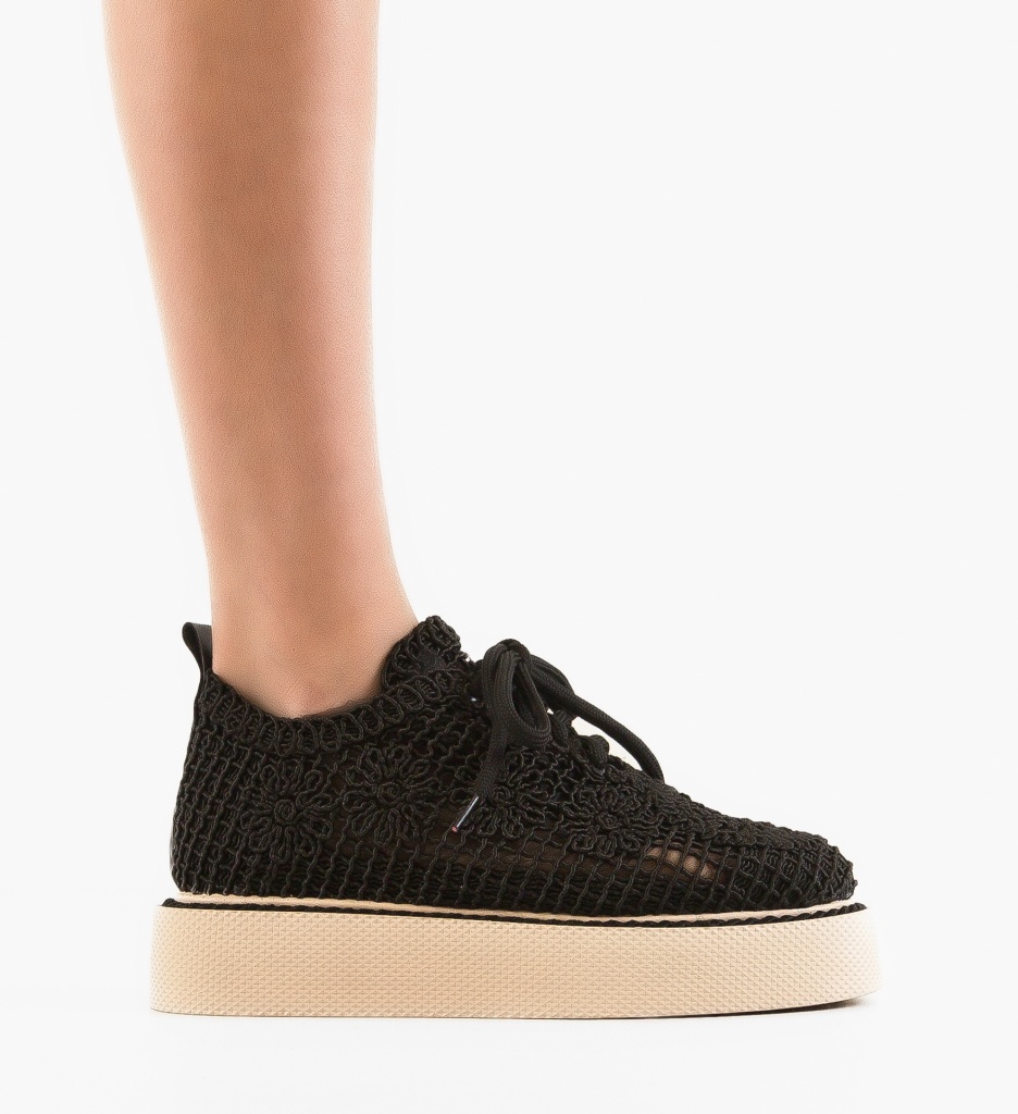 Pantofi Casual Ystory Negri - Confort Zilnic - imagine 6
