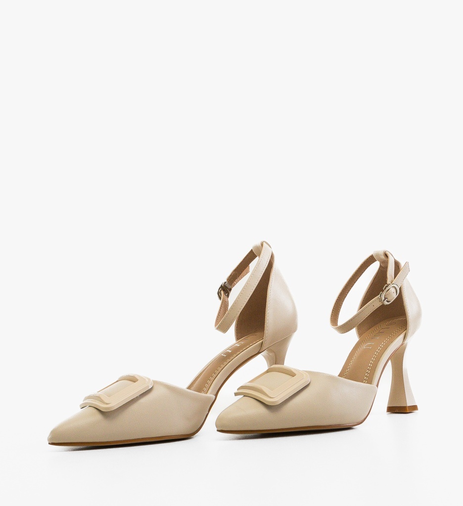Pantofi Dreas Bej Depurtat - Eleganță și Stil - imagine 4