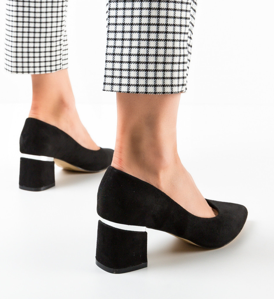 Pantofi Dama Brandy Negri | Eleganță și Stil - imagine 4