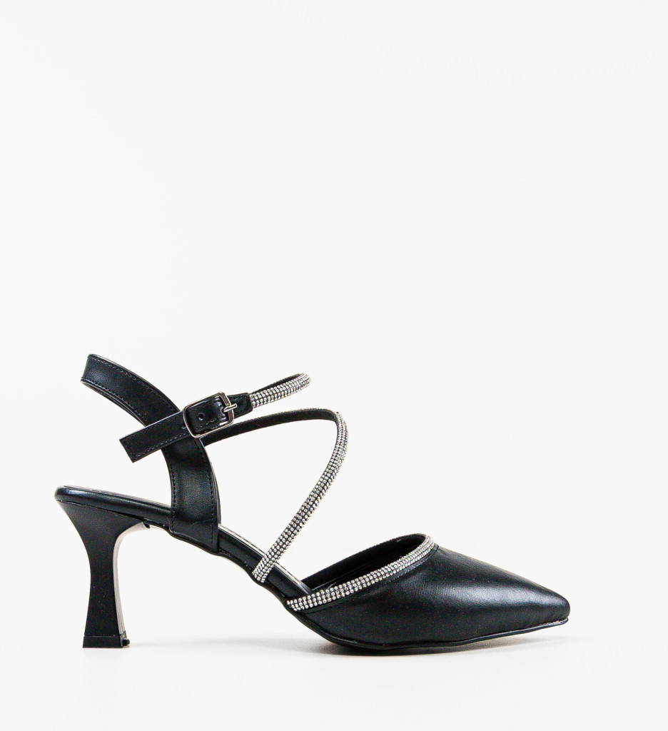 Pantofi cu toc Okeyt Negri - Eleganță și Stil - imagine 5