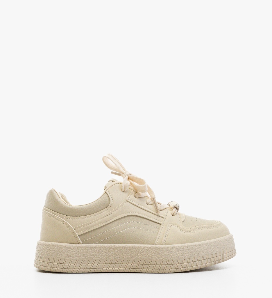 Sneakers Dama Tuly Bej - Confort și Stil Urban - imagine 6