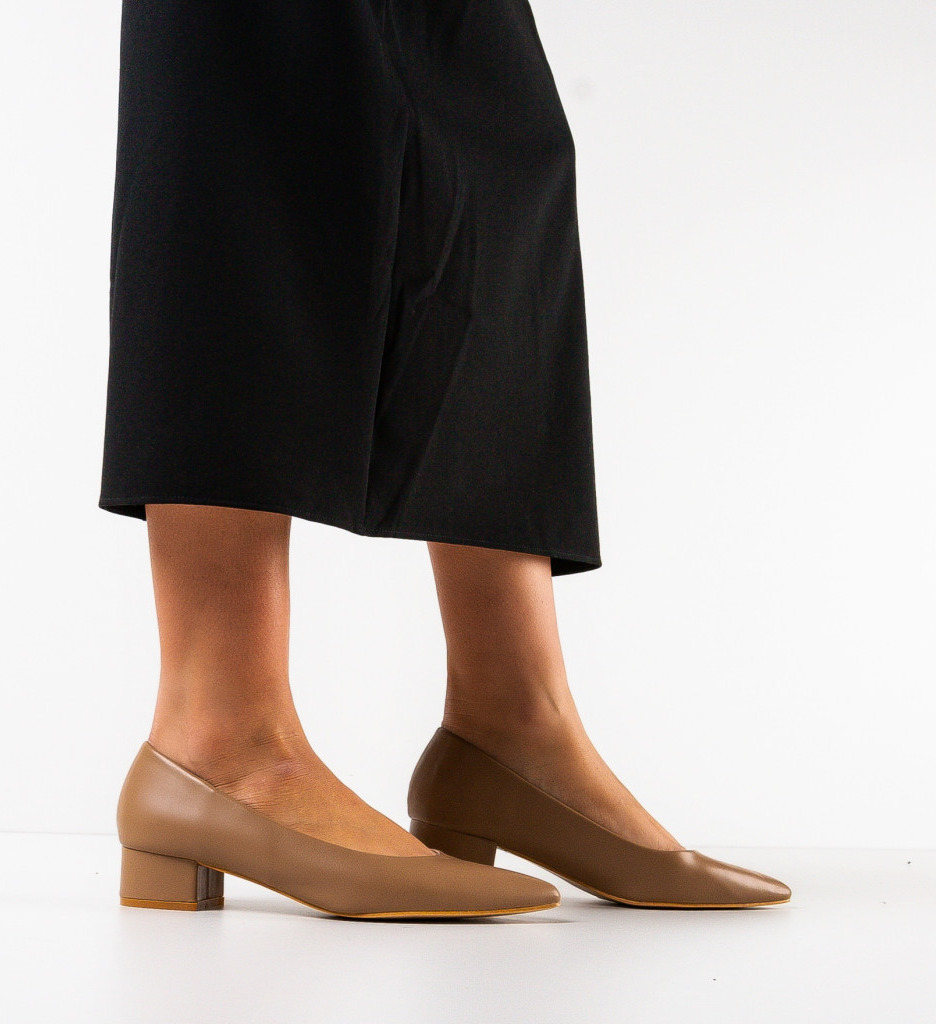 Pantofi Dama Rudd Bej | Eleganță și Stil - imagine 3