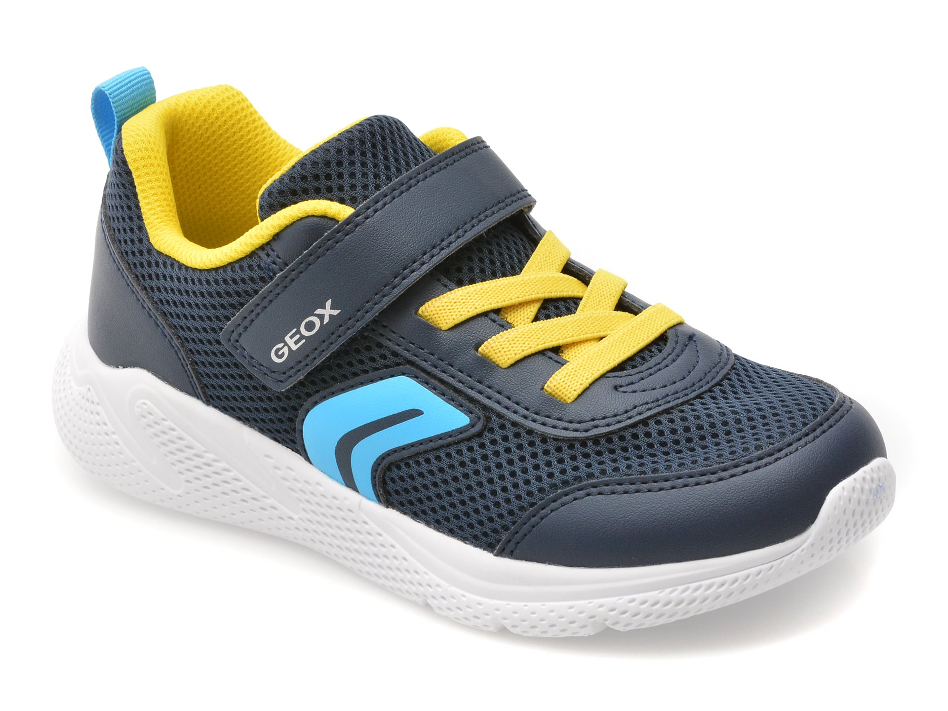 Pantofi sport Geox băieți, bleumarin, textil