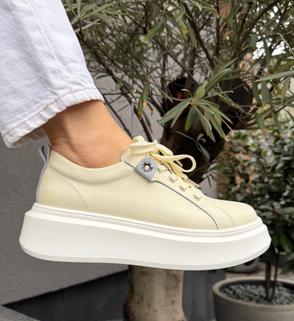 Pantofi Casual Nuandre Bej - Confort și Stil - imagine 7