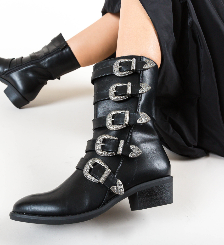 Ghete Reese Negre | Eleganță și Confort - imagine 6