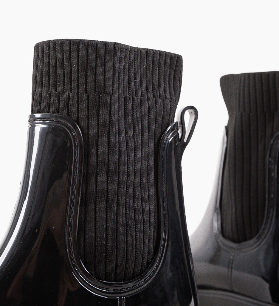Ghete Dama Chelsea Negre Elegante - imagine 8