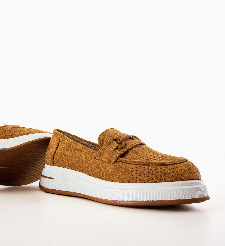 Pantofi Casual Ekine Camel - Confort și Stil - imagine 6