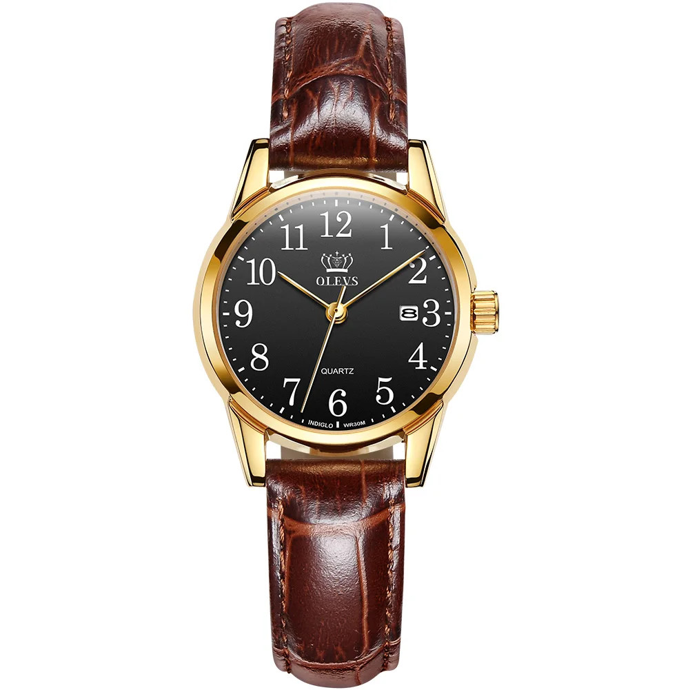 Ceas Dama Olevs CS1557 Piele Naturala