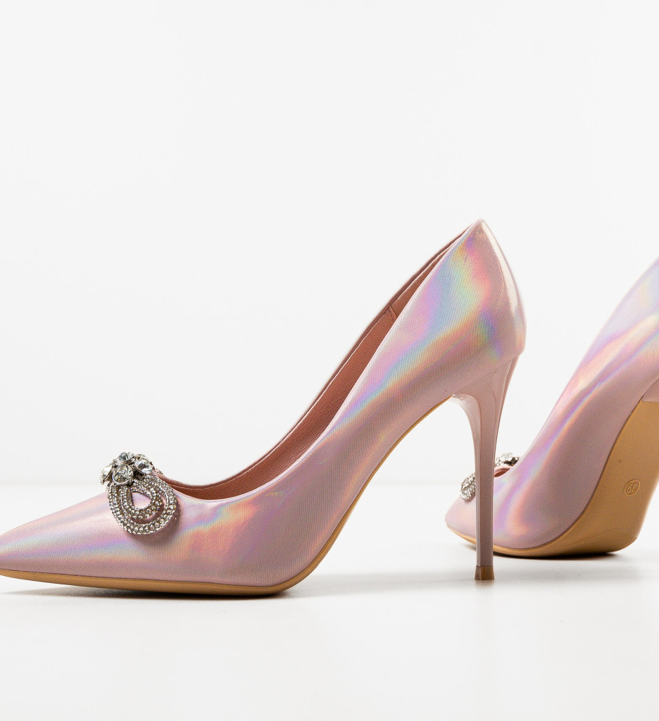 Pantofi cu Toc Tanya Roz | Eleganță Asigurată - imagine 7