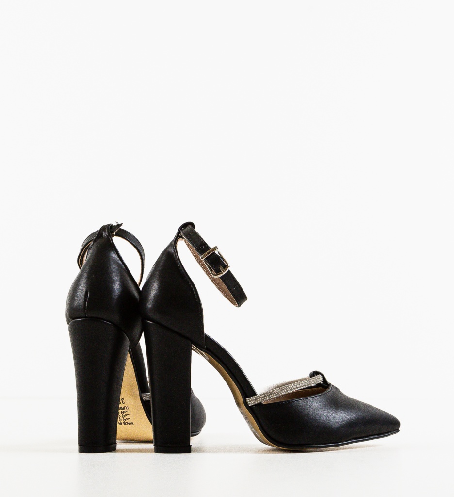 Pantofi cu Toc Samora Negri - Eleganță și Stil - imagine 5