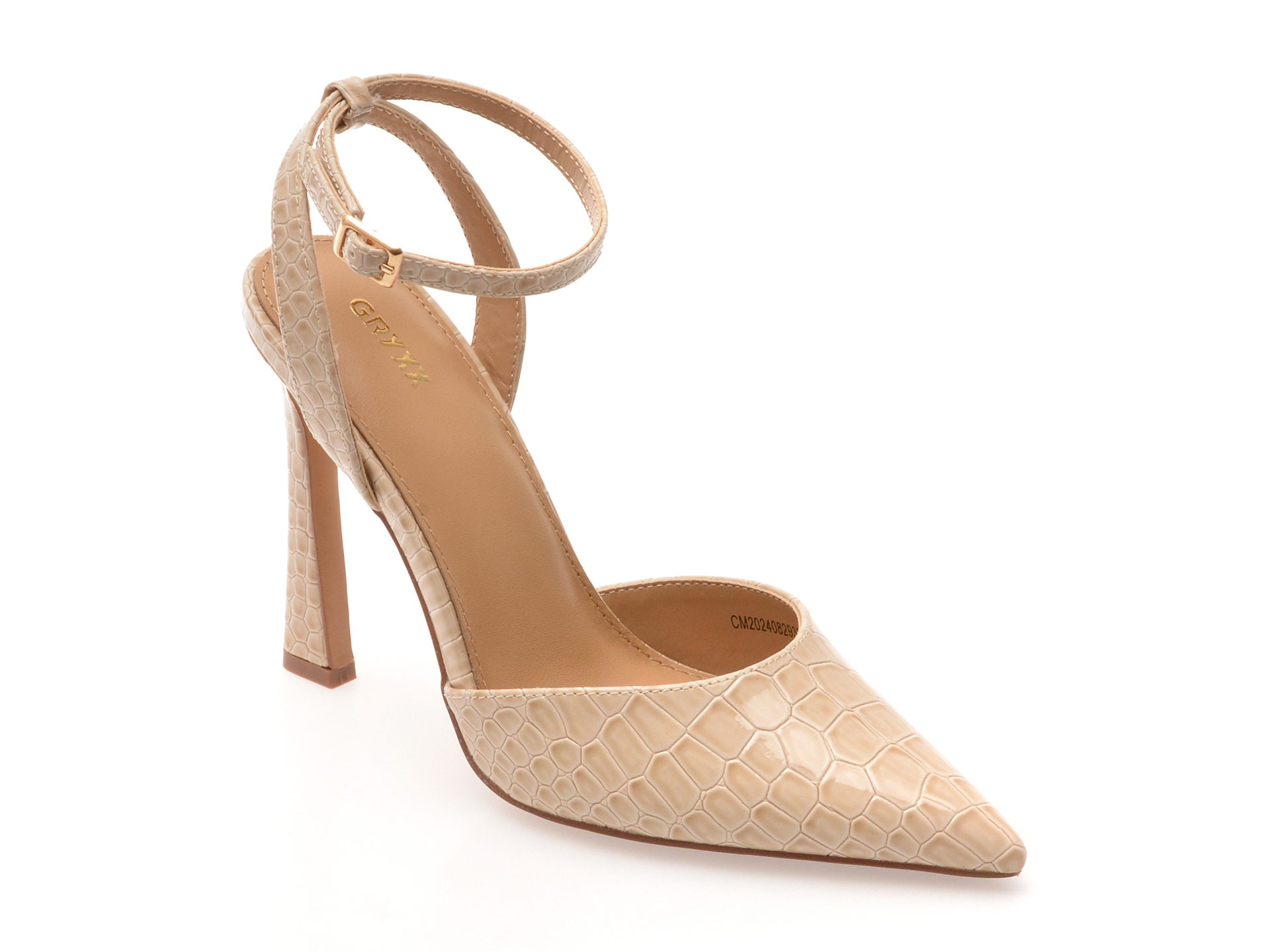 Pantofi Gryxx Eleganți Bej din Piele Ecologică
