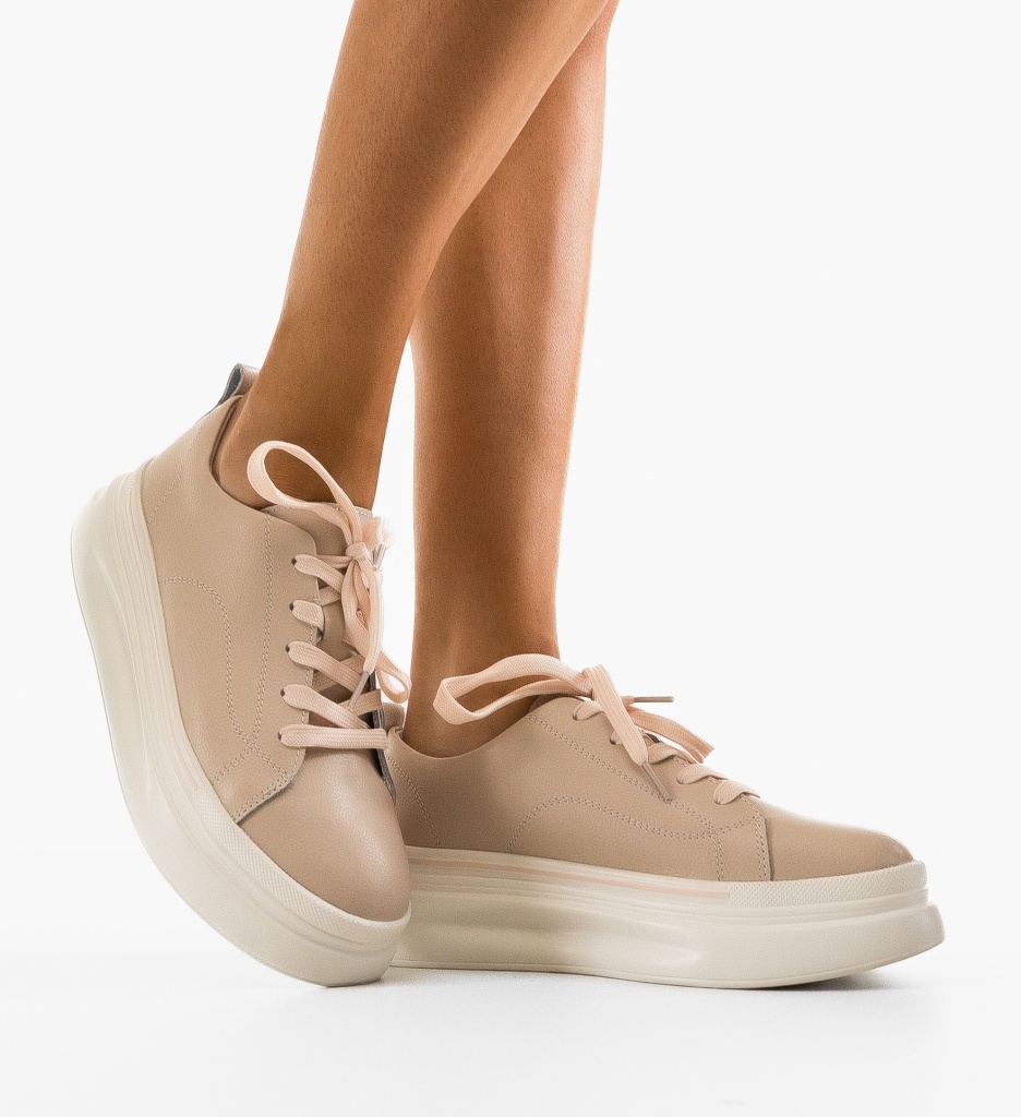Sneakers Dama Rowna Roz - Confort și Stil Urban - imagine 2