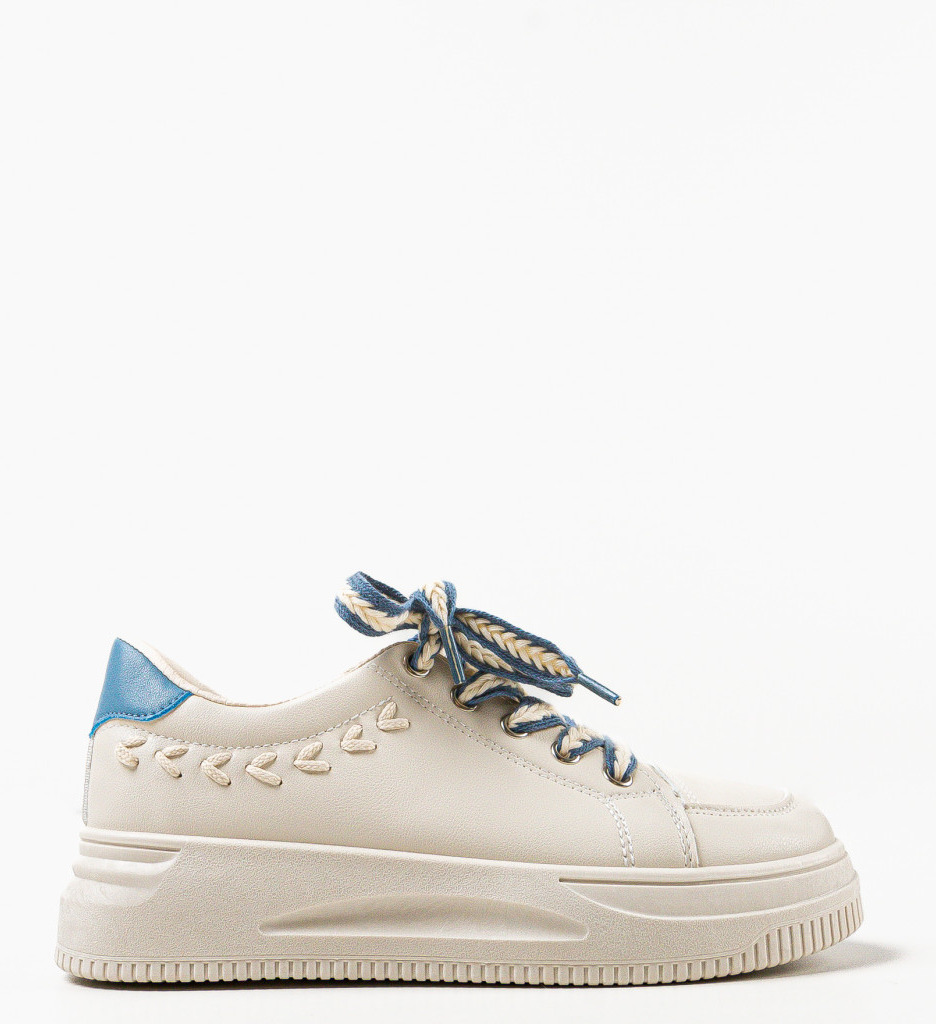 Sneakers Dama Miguel Bej 2 | Confort Zilnic - imagine 5
