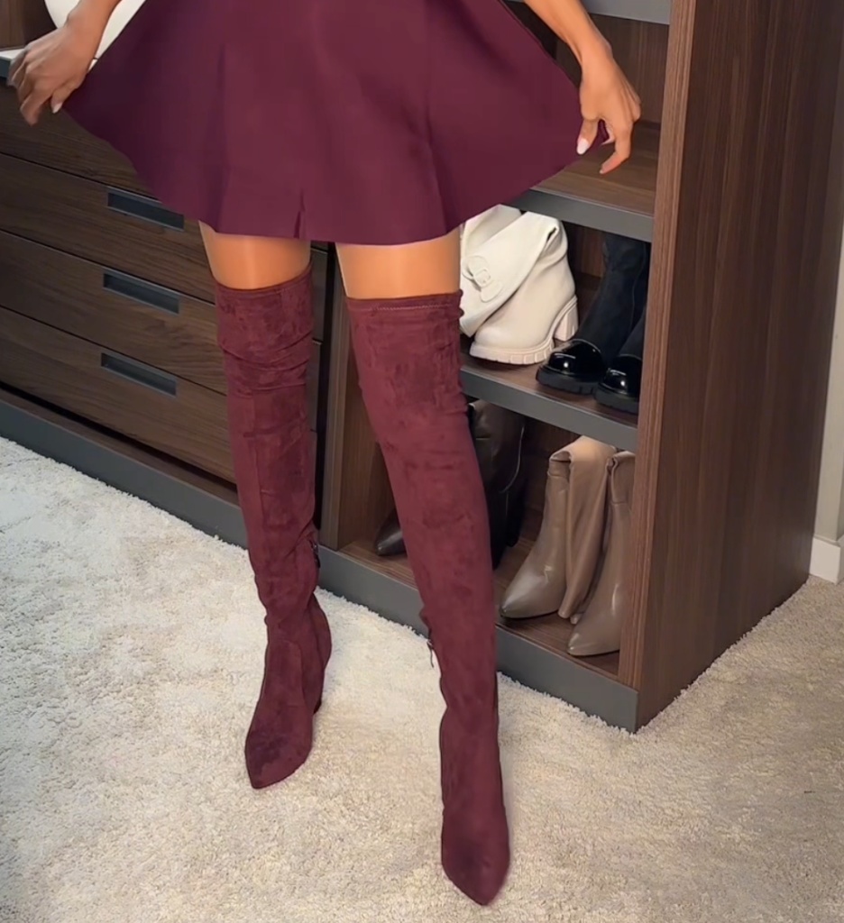 Cizme Dama Vister Grena - Eleganță și Confort - imagine 8