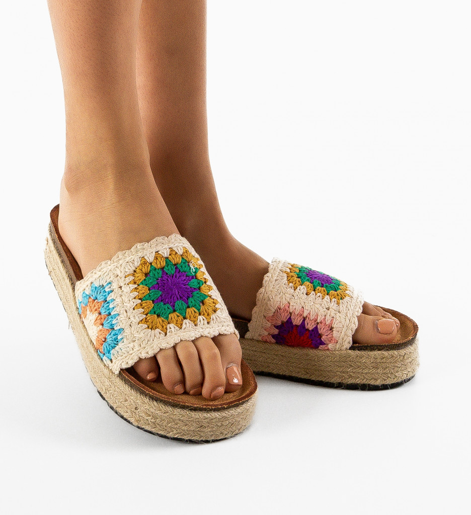 Papuci Dama Galbeni Chinon | Confort & Stil - imagine 2