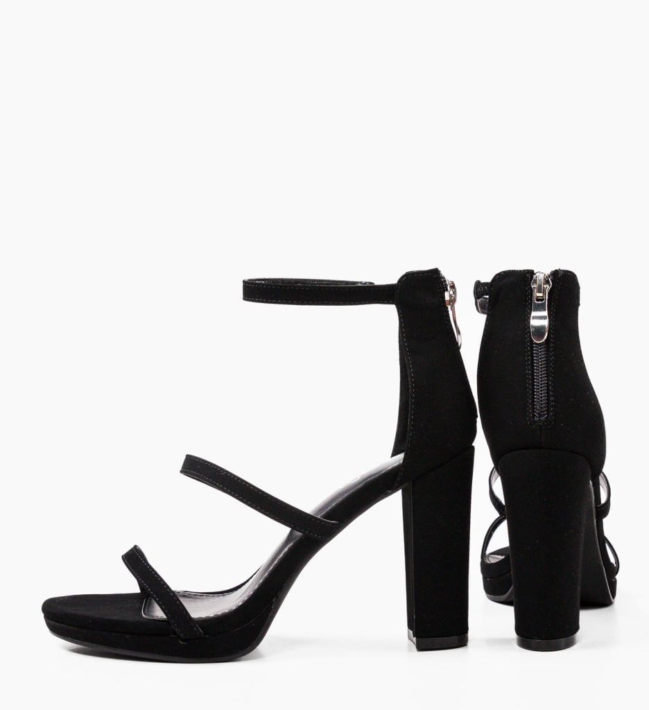 Sandale Toc Ruger Negre - Stil și Eleganță - imagine 12