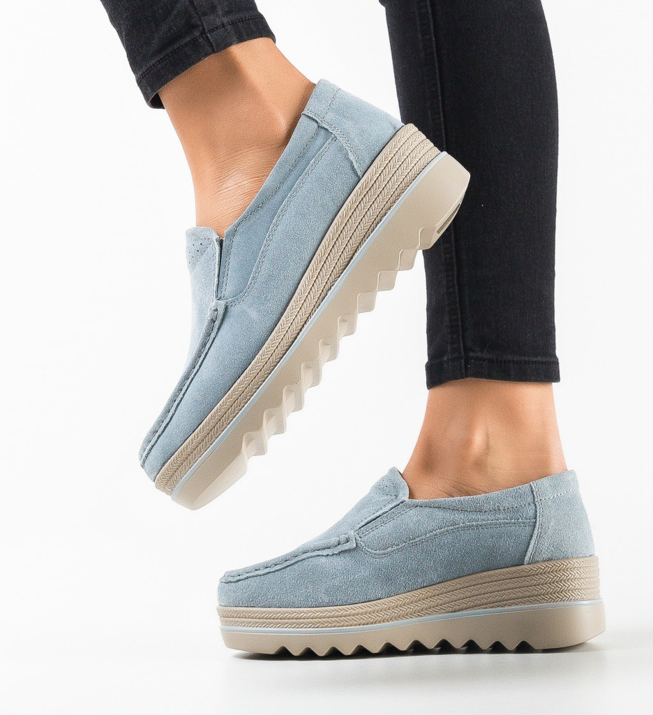 Pantofi Casual Smirno Albastri - Confort și Stil - imagine 3