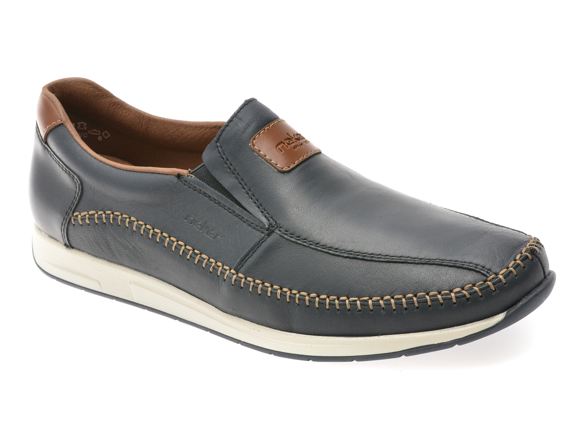 Pantofi Rieker Barbati Bleumarin Piele Naturala