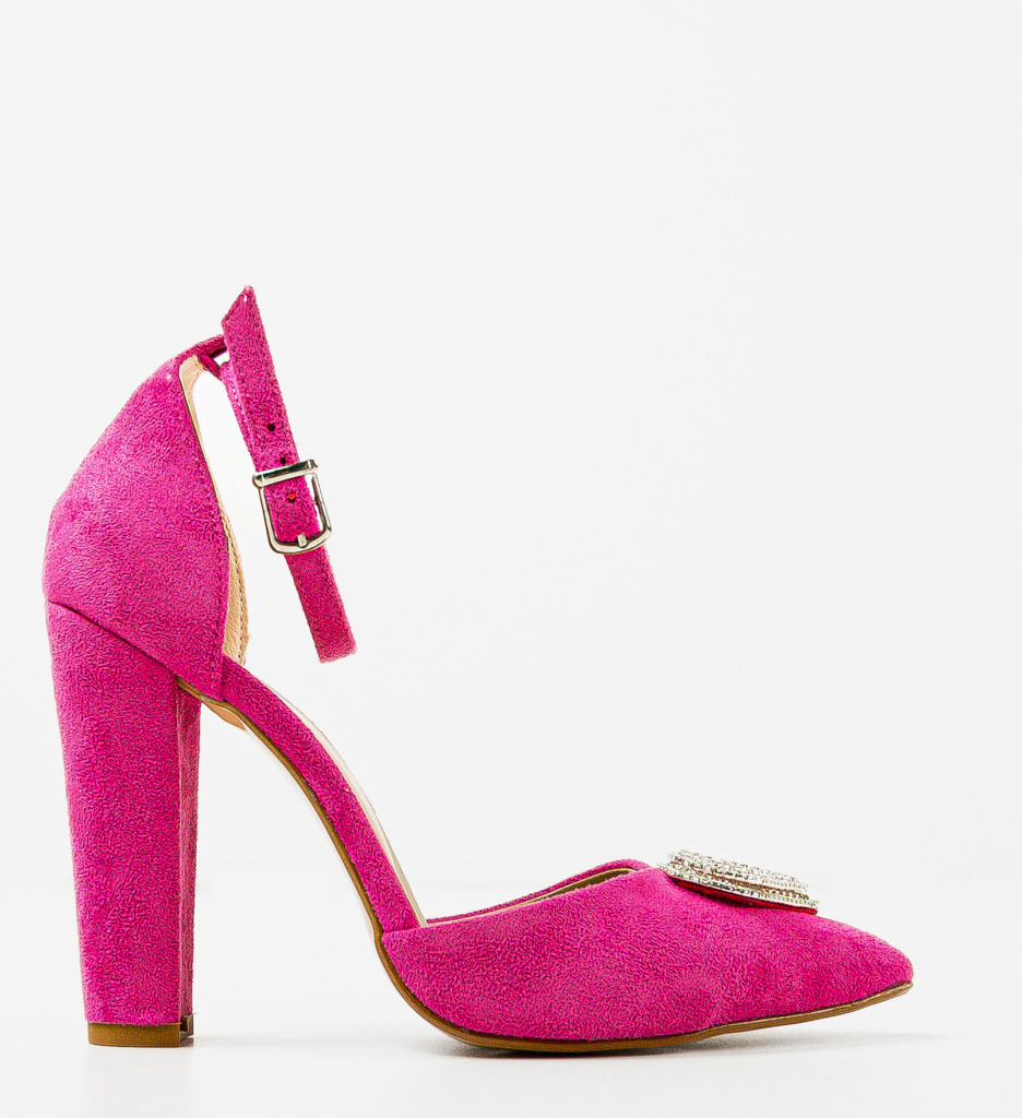 Pantofi dama Vyvyma Roz - Eleganță și Stil - imagine 3