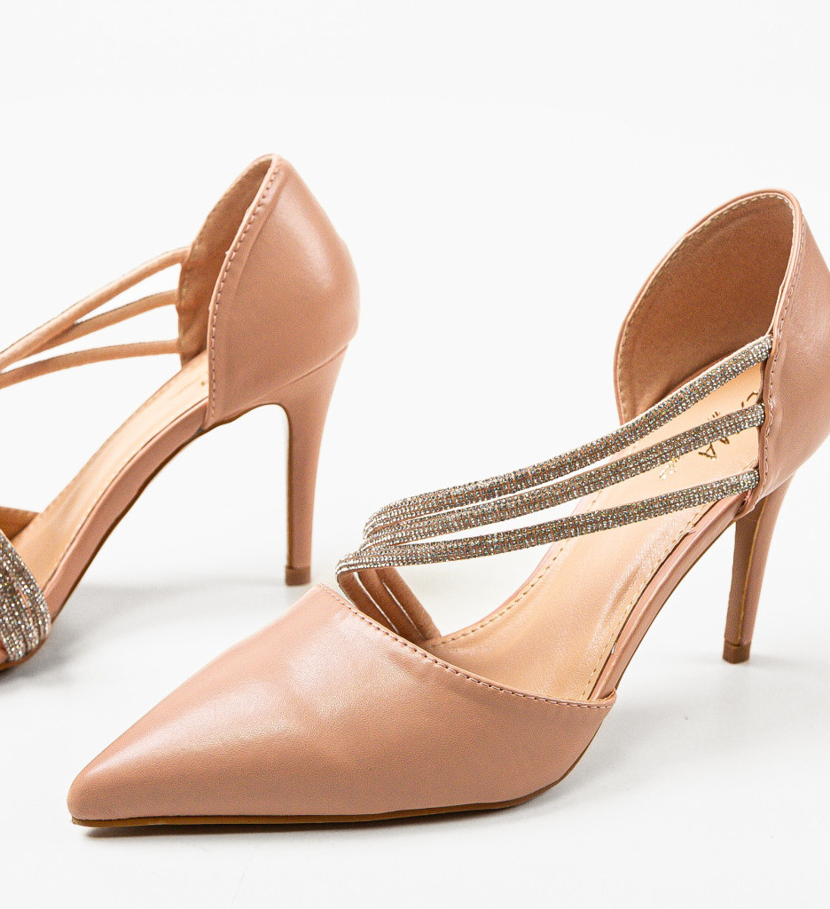 Pantofi Dama Pratima Nude - Eleganță și Stil - imagine 5