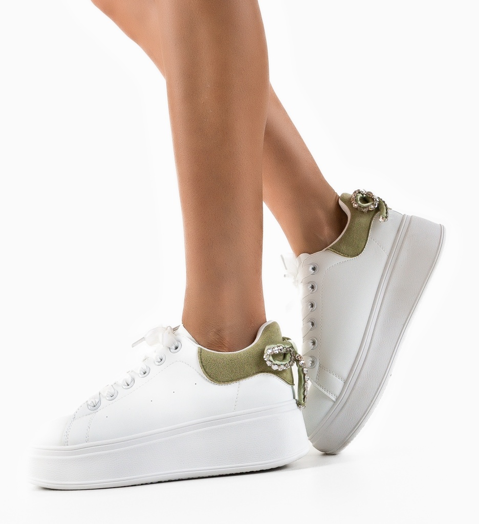 Sneakers Dama Wilkins Verzi | Confort și Stil - imagine 4