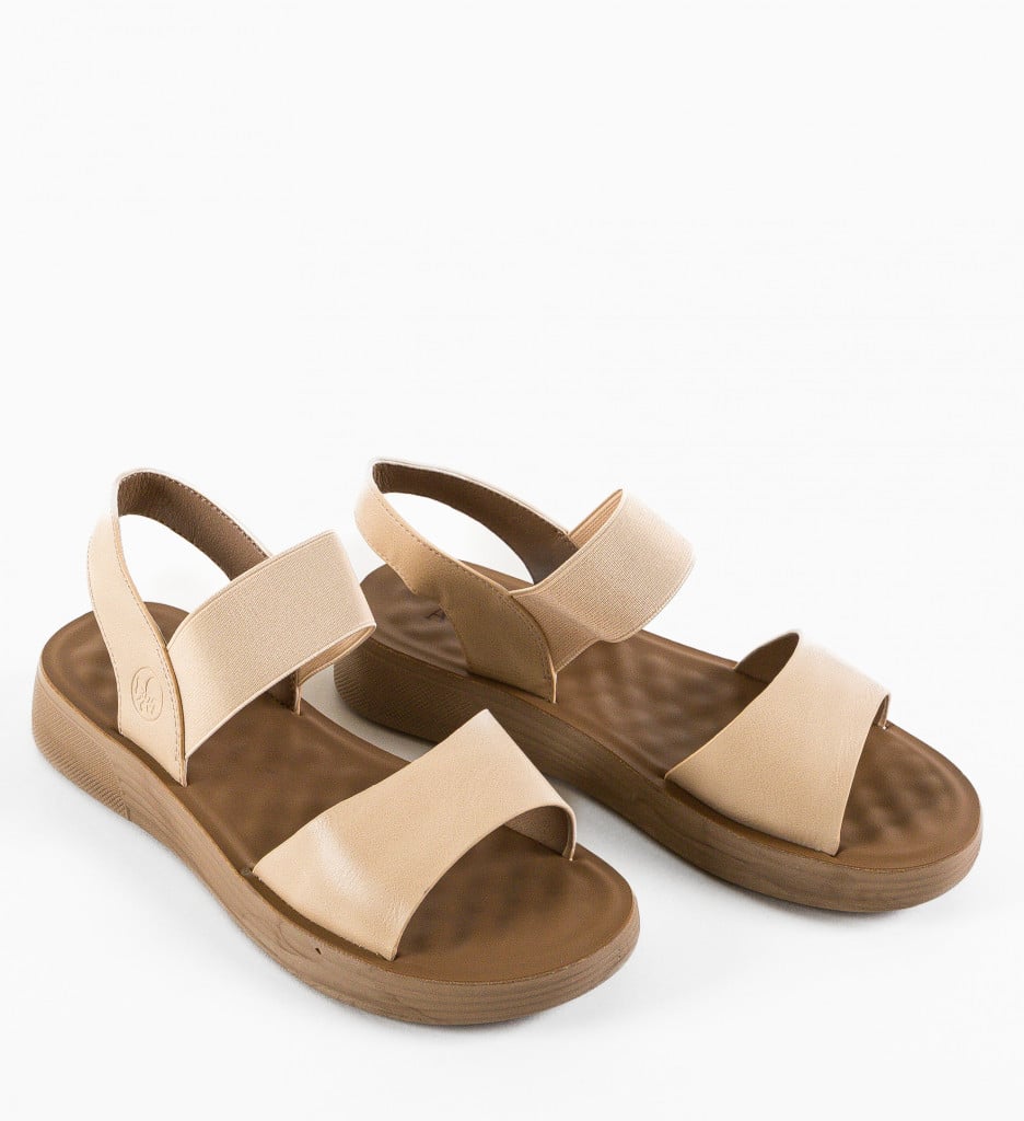 Sandale Crescen Bej: Confort și Eleganță - imagine 9