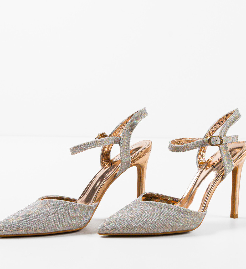 Pantofi Valborg Aurii 2 - Eleganță cu Toc - imagine 7