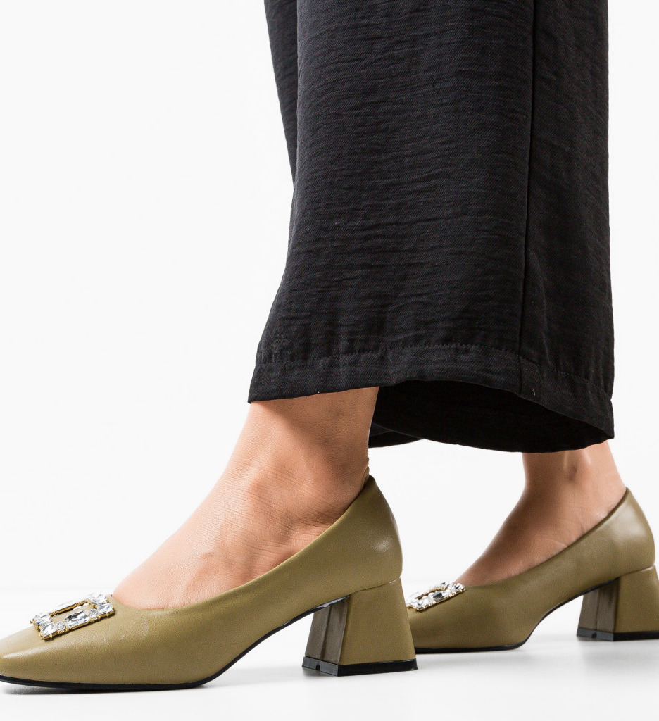 Pantofi Blevins Khaki - Eleganță și Confort - imagine 3