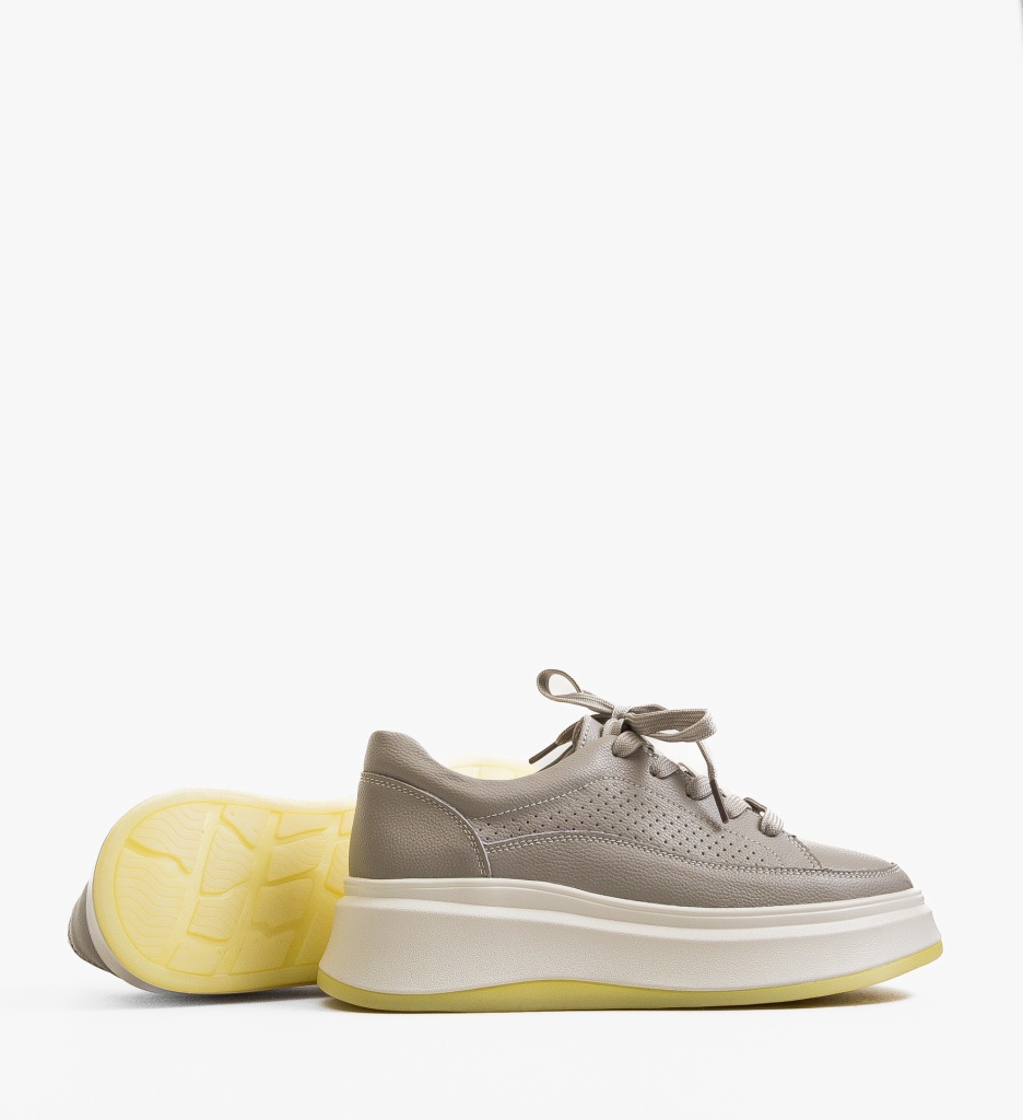 Sneakers Dama Ronda Gri | Confort & Stil Urban - imagine 5