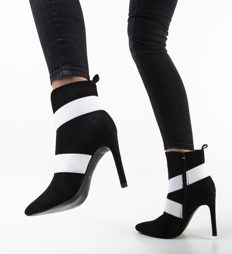 Botine Ewen Negre | Confort si Eleganta - imagine 2