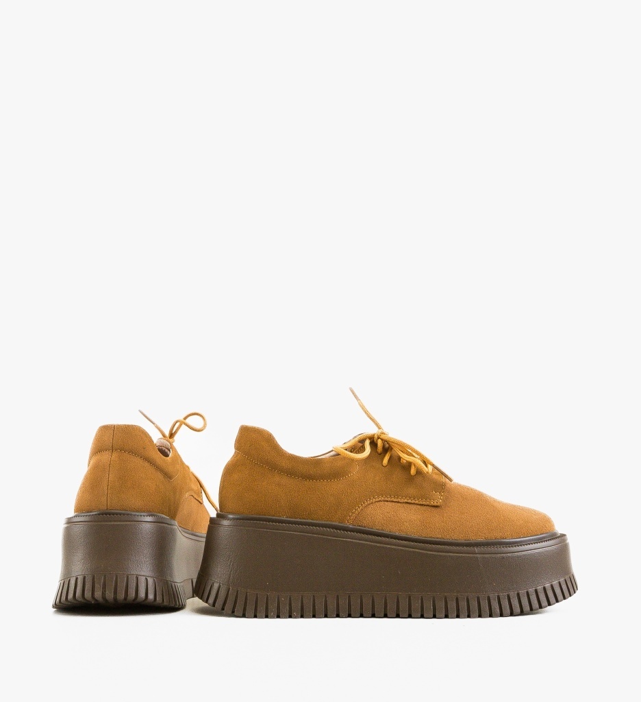 Pantofi Casual Dama Benve Camel | Confort - imagine 2