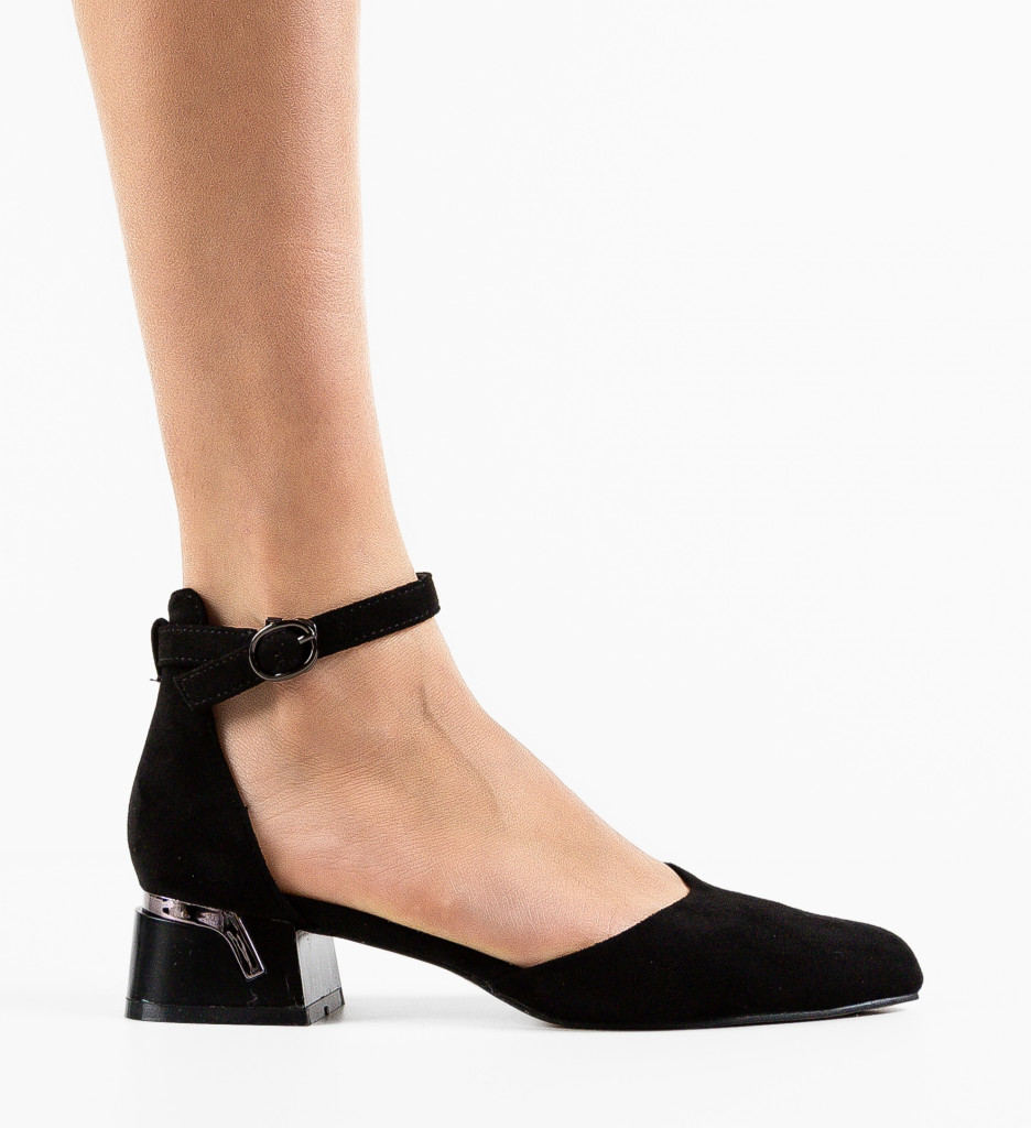 Pantofi dama Zahra Negri 2 - Eleganță Sigură - imagine 5