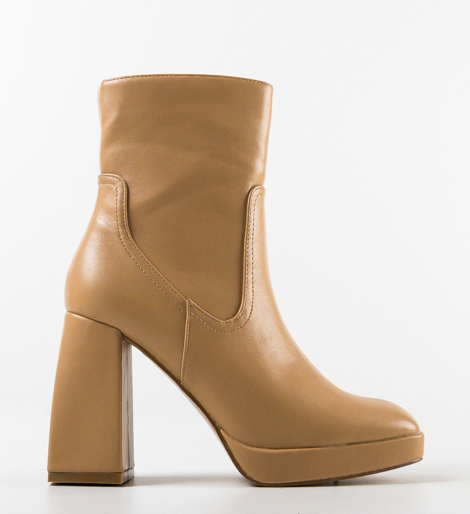 Botine Dama Nevin Bej - Confort și Stil - imagine 5