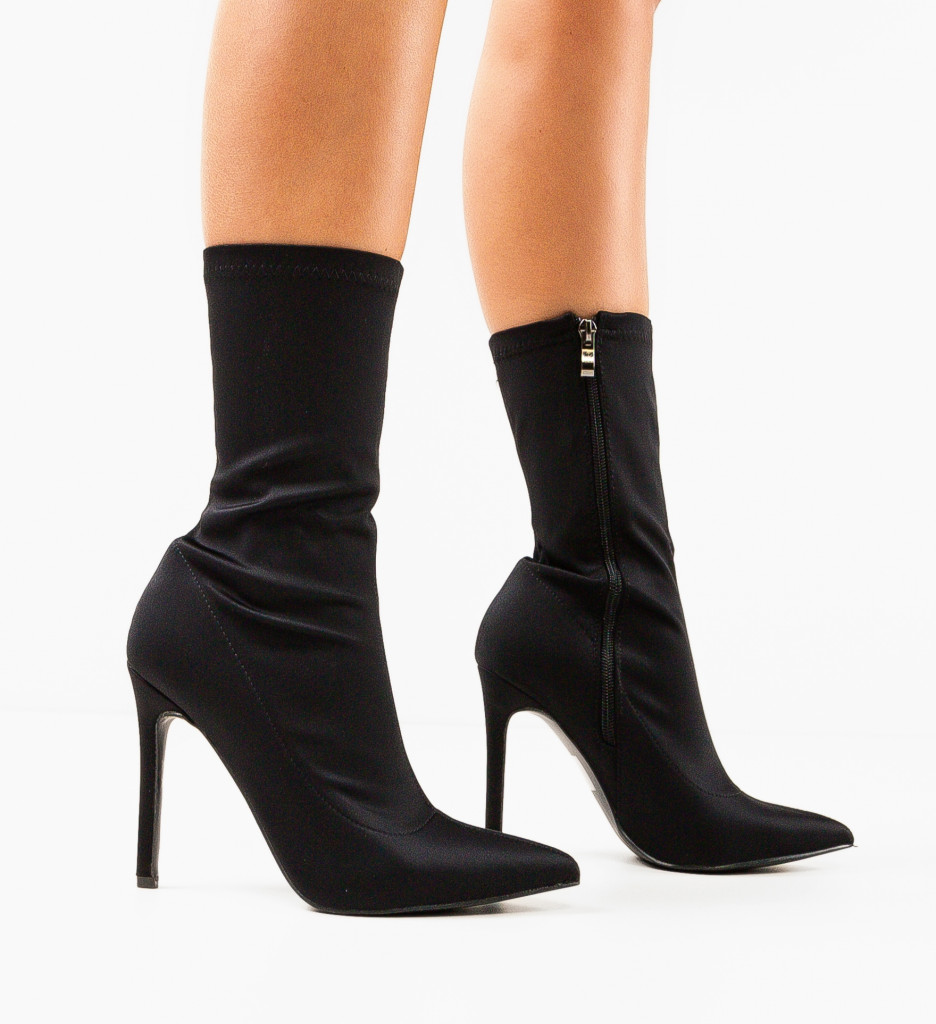 Botine Broome Negre - Eleganță și Confort - imagine 4