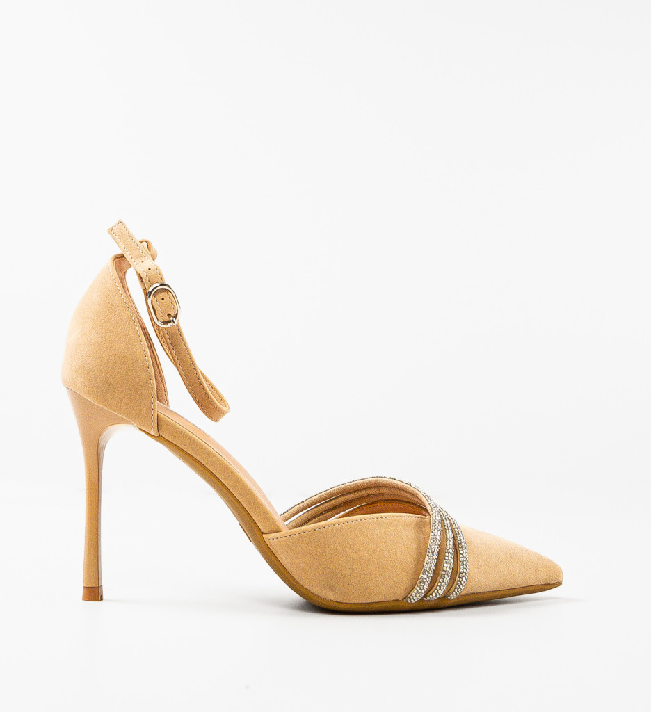 Pantofi cu Toc Jagger Bej - Eleganță Asigurată - imagine 4