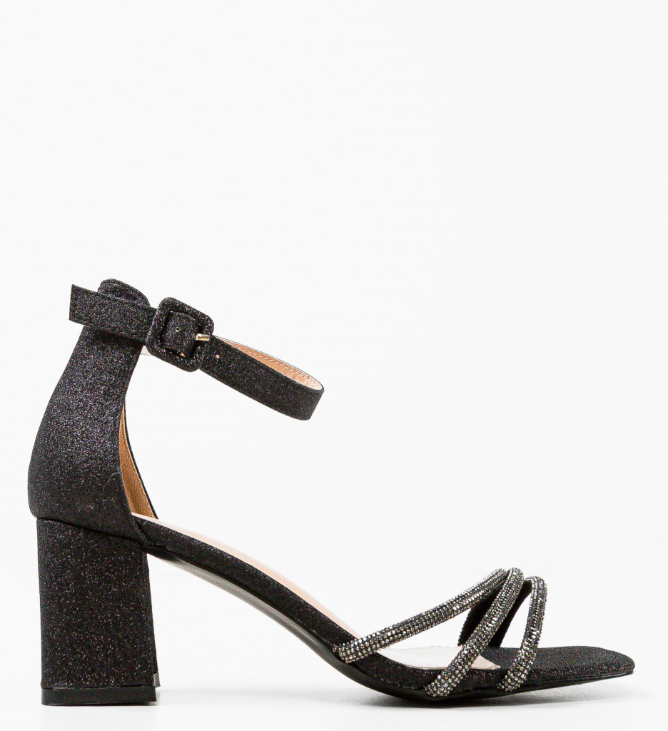 Sandale Toc Geirmun Negre - Stil și Eleganță - imagine 5