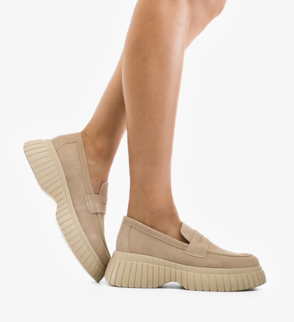 Pantofi Casual Kalte Bej - Confort și Stil - imagine 4