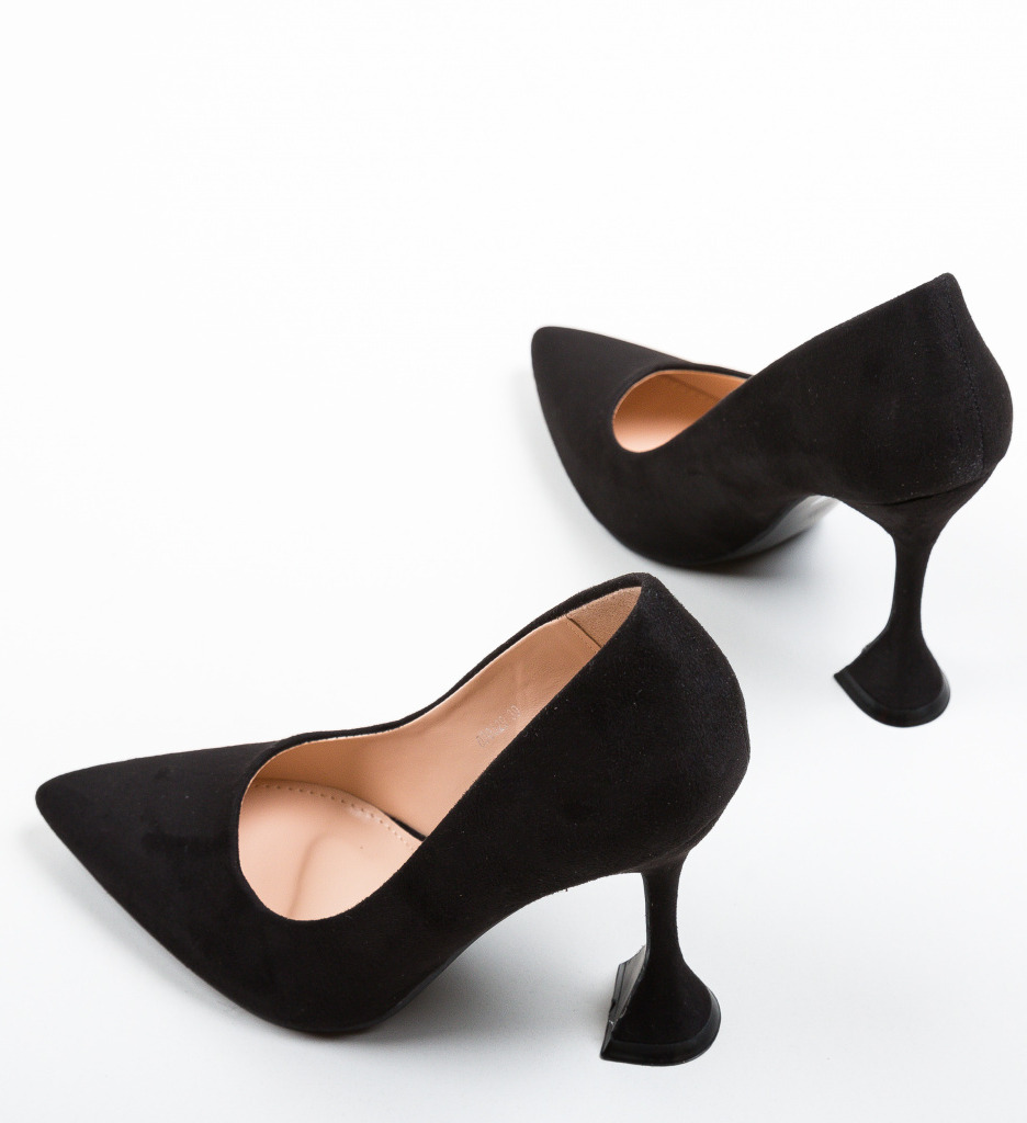 Pantofi Jorio Negri cu Toc Eleganți - imagine 6