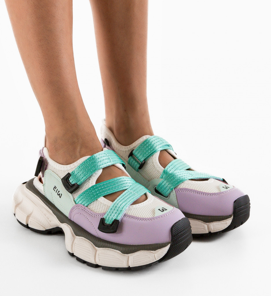 Sneakers Dama Ewiu Albastri | Confort și Stil - imagine 2