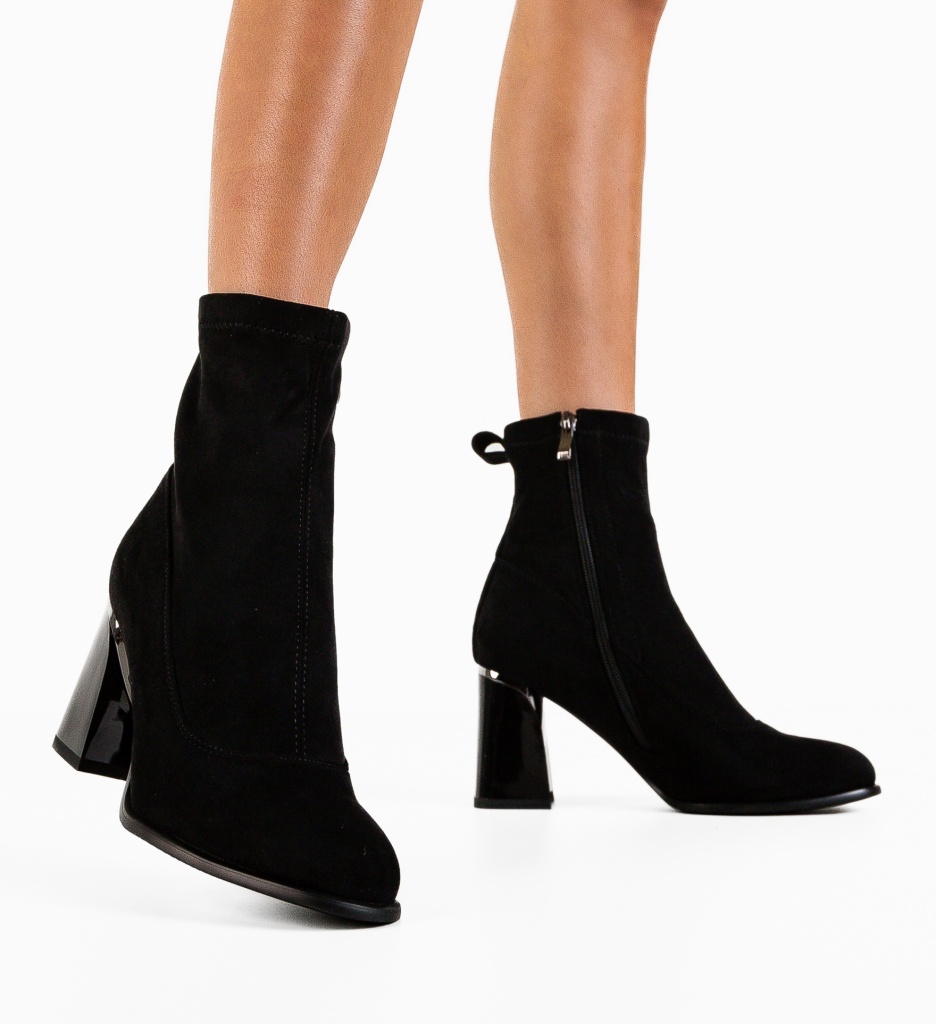 Botine Dama Kanza Negre | Eleganță și Stil - imagine 2