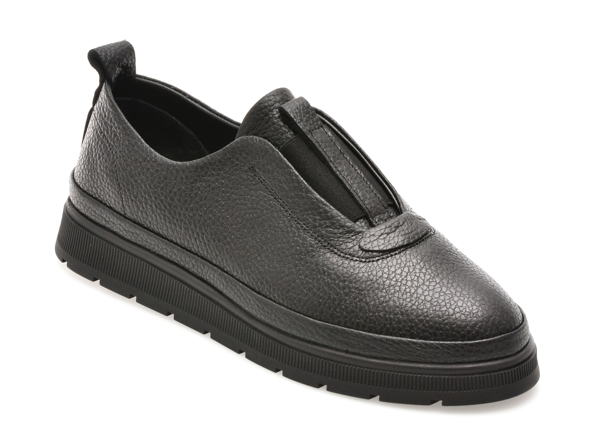 Pantofi IMAGE Negri | Eleganță Casual Piele