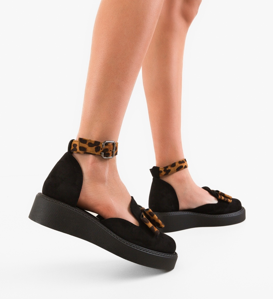 Pantofi Casual Dama Hammbe Negri Confort 2 - imagine 2